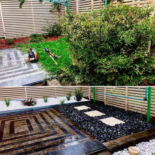 garden-planting-area-after-garden-maintenance Sydney garden planting area after garden maintenance.