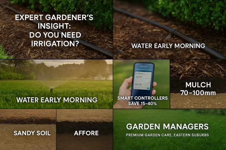 Garden Managers - Do you need irrigation in the eastern suburbs