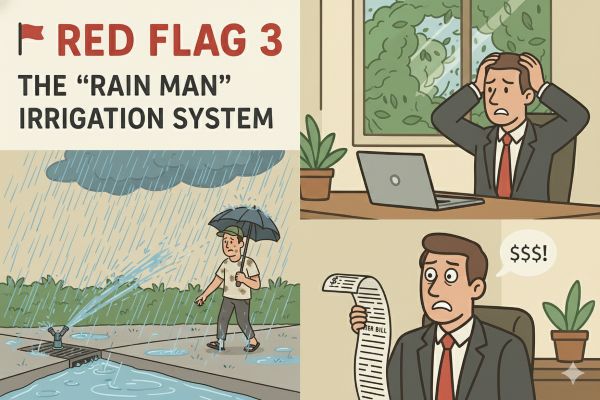 Red Flag 3: The "Rain Man" Irrigation System
