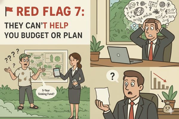 Red Flag 7: They Can't Help You Budget or Plan