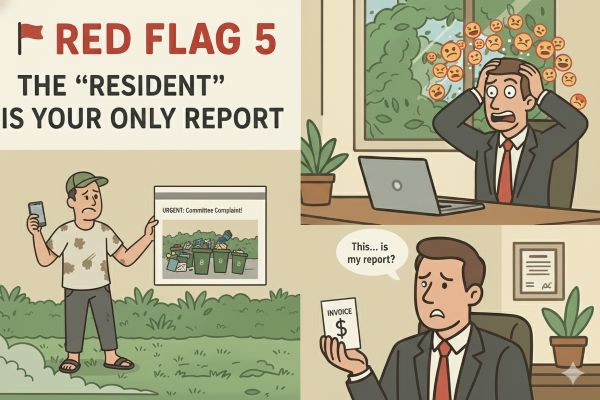 Red Flag 5: The "Resident Complaint" Is Your Only Report