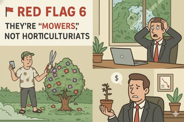 Red Flag 6: They're "Mowers," Not Horticulturists