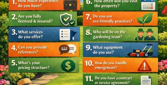 11 Questions to Ask Before Hiring a Strata Garden Maintenance Provider in Sydney
