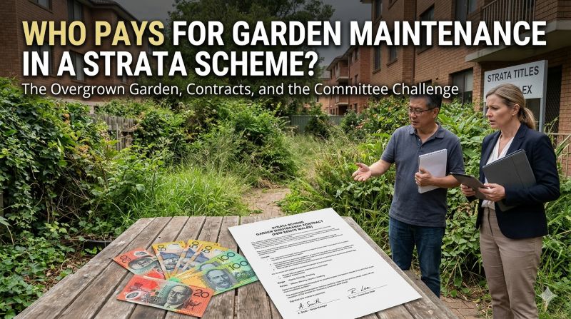 Who Pays for Garden Maintenance in a Strata Scheme NSW 2026 Explained